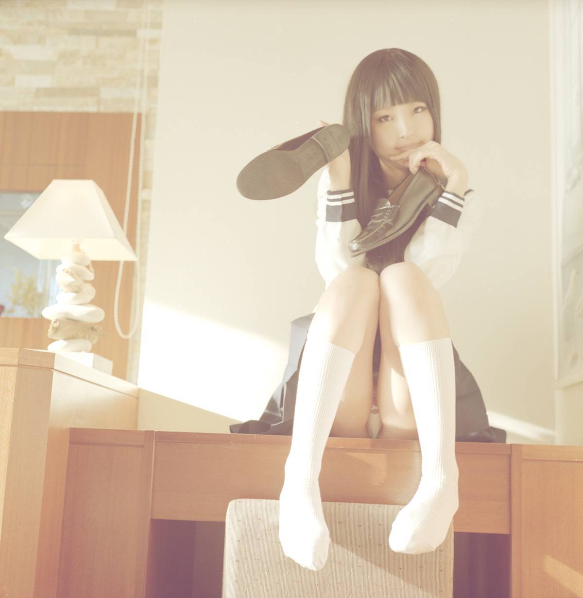 [Cosplay] Awesome body School Girl Cosplay Set